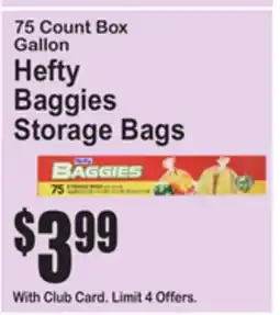 SuperFresh Hefty Baggies Storage Bags offer
