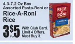 SuperFresh Assorted Pasta-Roni or Rice-A-Roni Rice offer