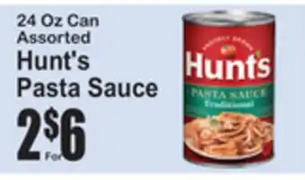 SuperFresh Hunt's Pasta Sauce offer