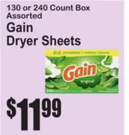 SuperFresh Gain Dryer Sheets offer