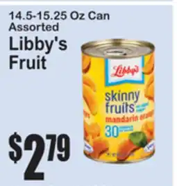 SuperFresh Assorted Libby's Fruit offer