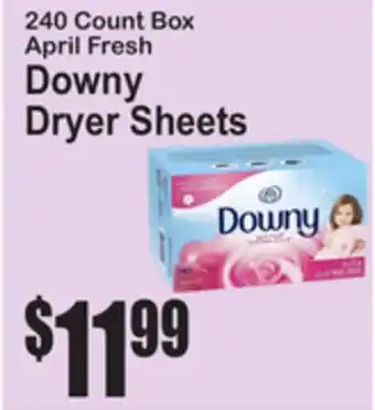 SuperFresh Downy Dryer Sheets offer