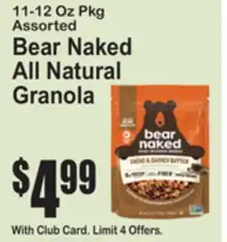 SuperFresh Bear Naked All Natural Granola offer