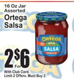 SuperFresh Ortega Salsa offer