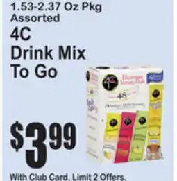 SuperFresh 4C Drink Mix To Go offer