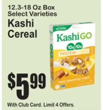 SuperFresh Kashi Cereal offer