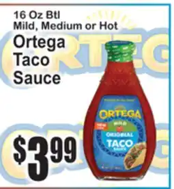 SuperFresh Ortega Taco Sauce offer