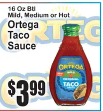 SuperFresh Ortega Taco Sauce offer
