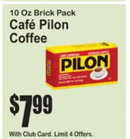 SuperFresh 10 Oz Brick Pack Café Pilon Coffee offer