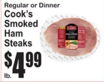 SuperFresh Cook's Smoked Ham Steaks offer