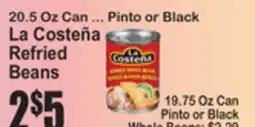 SuperFresh La Costeña Refried Beans offer