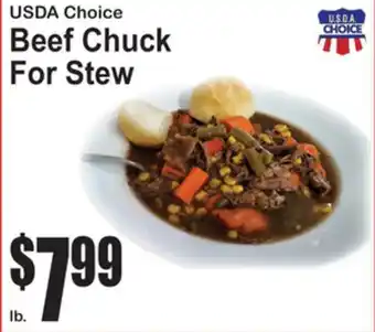 SuperFresh USDA Choice Beef Chuck For Stew offer