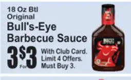 SuperFresh Bull's-Eye Barbecue Sauce offer