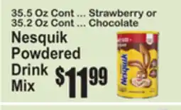 SuperFresh Nesquik Powdered Drink Mix offer