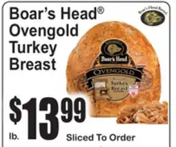 SuperFresh Boar's Head Overgold Turkey Breast offer