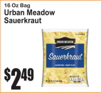 SuperFresh 16 Oz Bag Urban Meadow Sauerkraut offer