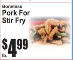 SuperFresh Boneless Pork For Stir Fry offer