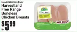 SuperFresh Harvestland Free Range Boneless Chicken Breasts offer