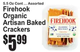 SuperFresh Firehook Organic Artisan Baked Crackers offer