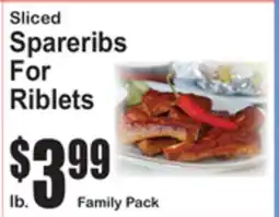 SuperFresh Sliced Spareribs For Riblets offer