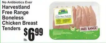 SuperFresh Harvestland Free Range Boneless Chicken Breast Tenders offer