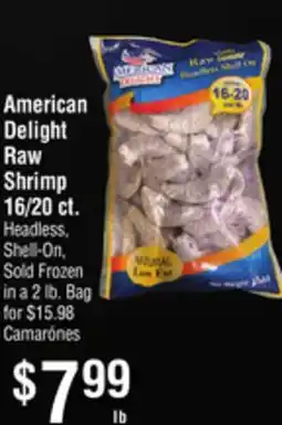 Smart & Final American Delight Raw Shrimp 16/20 ct offer
