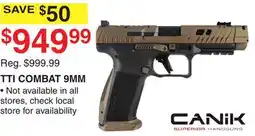 Dunham's Sports CANIK TTI COMBAT 9MM offer