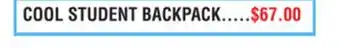 Dunham's Sports COOL STUDENT BACKPACK offer