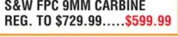 Dunham's Sports S&W FPC 9MM CARBINE offer