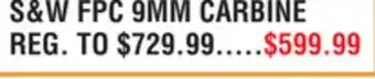 Dunham's Sports S&W FPC 9MM CARBINE offer