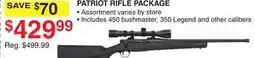 Dunham's Sports PATRIOT RIFLE PACKAGE offer