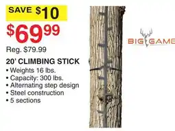 Dunham's Sports 20' CLIMBING STICK offer