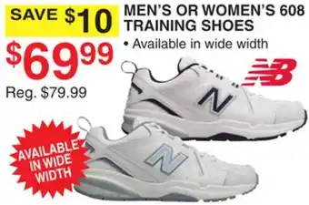 Dunham's Sports MEN'S OR WOMEN'S 608 TRAINING SHOES offer