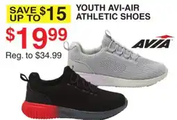 Dunham's Sports AVIA YOUTH AVI-AIR ATHLETIC SHOES offer