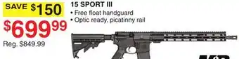 Dunham's Sports SMITH WESSON 15 SPORT III offer