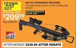 Dunham's Sports 405 HD CROSSBOW PACKAGE offer