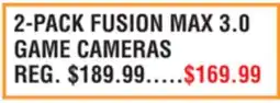 Dunham's Sports 2-PACK FUSION MAX 3.0 GAME CAMERAS offer