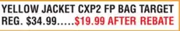 Dunham's Sports YELLOW JACKET CXP2 FP BAG TARGET offer