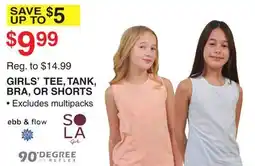 Dunham's Sports GIRLS' TEE, TANK, BRA, OR SHORTS offer