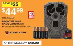 Dunham's Sports BROWTINE 20MP GAME CAMERA KIT offer
