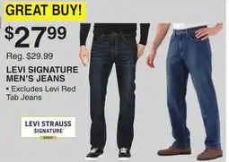 Dunham's Sports LEVI SIGNATURE MEN'S JEANS offer