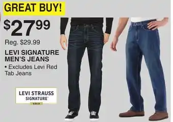 Dunham's Sports LEVI SIGNATURE MEN'S JEANS offer