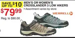 Dunham's Sports MEN'S OR WOMEN'S CROSSLANDER 3 LOW HIKERS offer