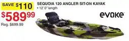 Dunham's Sports SEQUOIA 120 ANGLER SIT-ON KAYAK offer