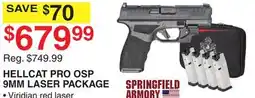 Dunham's Sports HELLCAT PRO OSP 9MM LASER PACKAGE offer