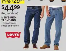 Dunham's Sports MEN'S RED TAB JEANS offer