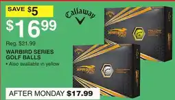 Dunham's Sports WARBIRD SERIES GOLF BALLS offer