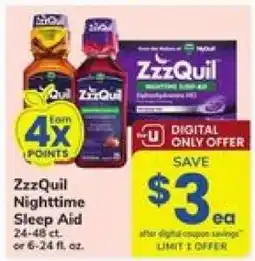 Safeway ZzzQuil Nighttime Sleep Aid offer