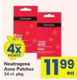 Safeway Neutrogena Acne Patches offer