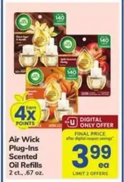 Safeway Air Wick Plug-Ins Scented Oil Refills offer